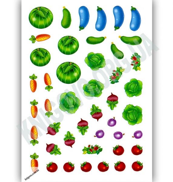 Панорамка-гра Щедрий урожай Вигадай свою історію Багаторазові наліпки Авт: Григор’єва Н. Вид: УЛА - фото 3