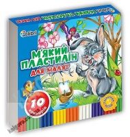 Пластилін для малят із бджолиним воском Кроха 10 кольорів 200 Colibri Ranok - Пластилін та аксесуари