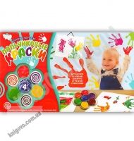 Пальчиковые краски 4 цвета Код PK0201 Изд: Danko Toys - Набори для розмальовування