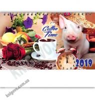 Перекидной настольный календарь 2019 Сoffee Time - Календарі