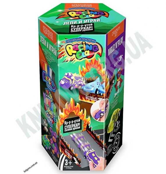 Прыгающий самозастывающий пластилин Racing Clay Код CLRC0102 Изд: Danko Toys - фото 1