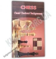 Сhess Настольная игра Шахматы деревянные в коробке SHANTOU Сhess Настольная игра Шахматы деревянные в коробке SHANTOU - ВЕЛИЧЕЗНА КУПА ІГРАШОК