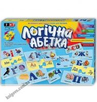 Логічна абетка двосторонні пазли для малюків Вид: Danko Toys - Пазли