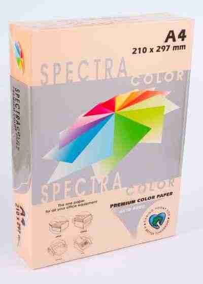 Папір кольоровий А4, 500 аркушів 80 г/м2 Spectra/Mondi IQ 
Персик пастель №150/SA24