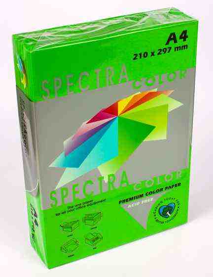 Папір кольоровий А4, 500 аркушів 80 г/м2 Spectra/Mondi IQ Зелений інтенсив №230/42 - Канцелярські товари