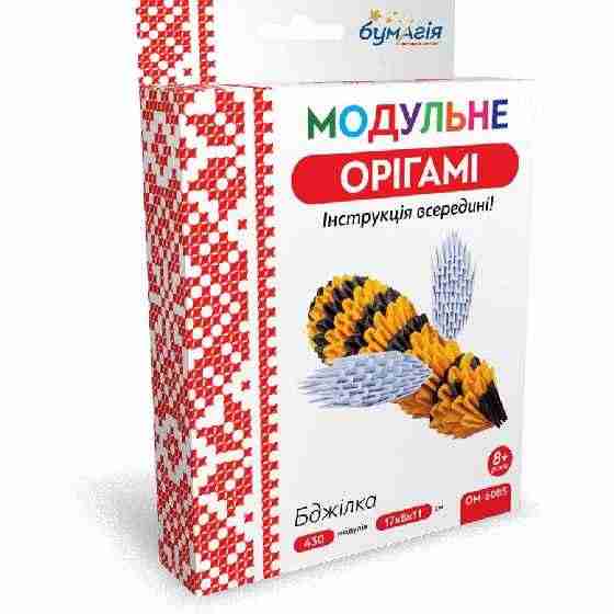 Модульне орігамі Бджілка 430 модулів OM-6085 Бумагія - Модульне орігамі
