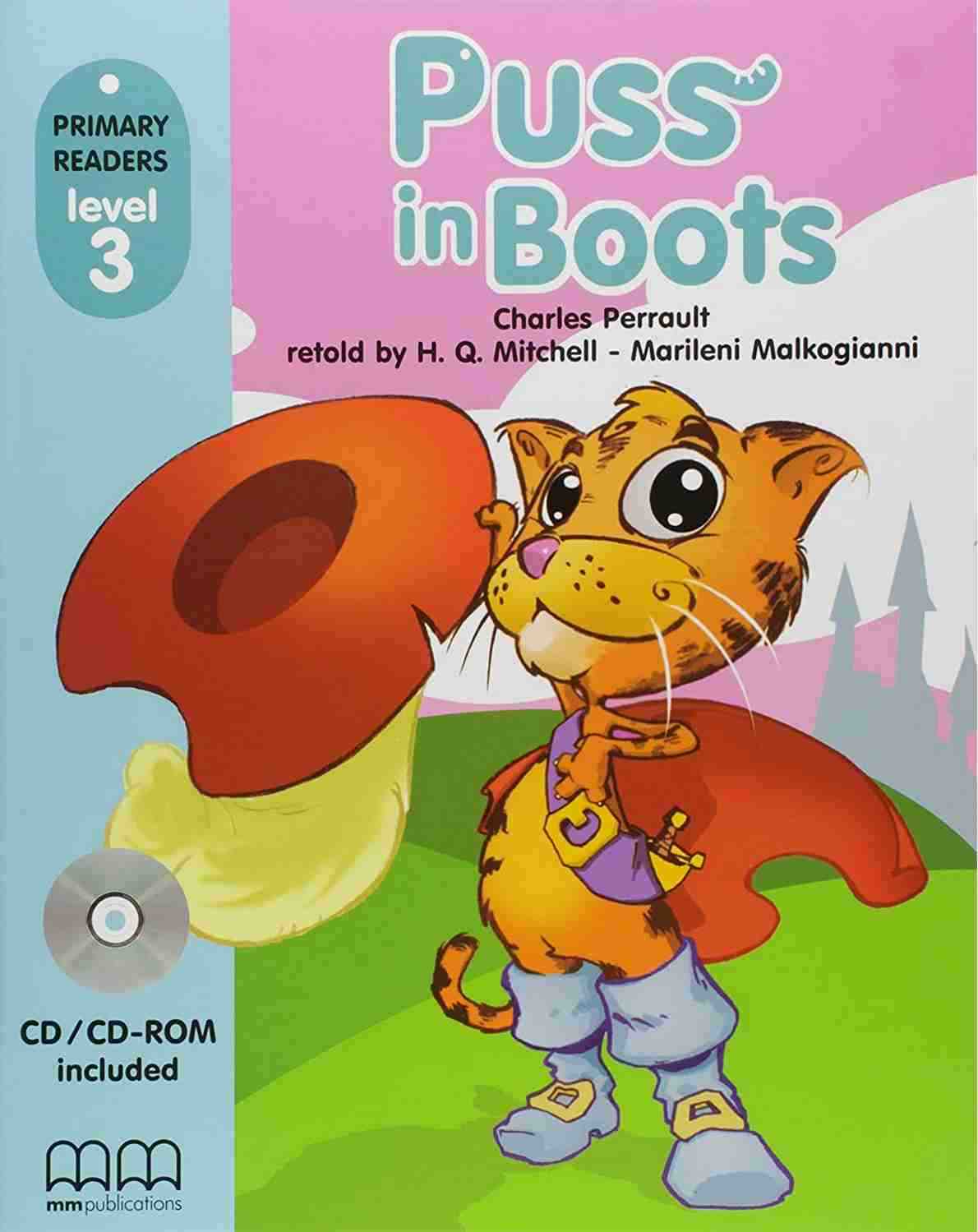 Книга для читання Primary Readers level 3 Puss in Boots with CD-ROM Mitchell H.Q. MM Publications Книга для читання Primary Readers level 3 Puss in Boots with CD-ROM Mitchell H.Q. MM Publications