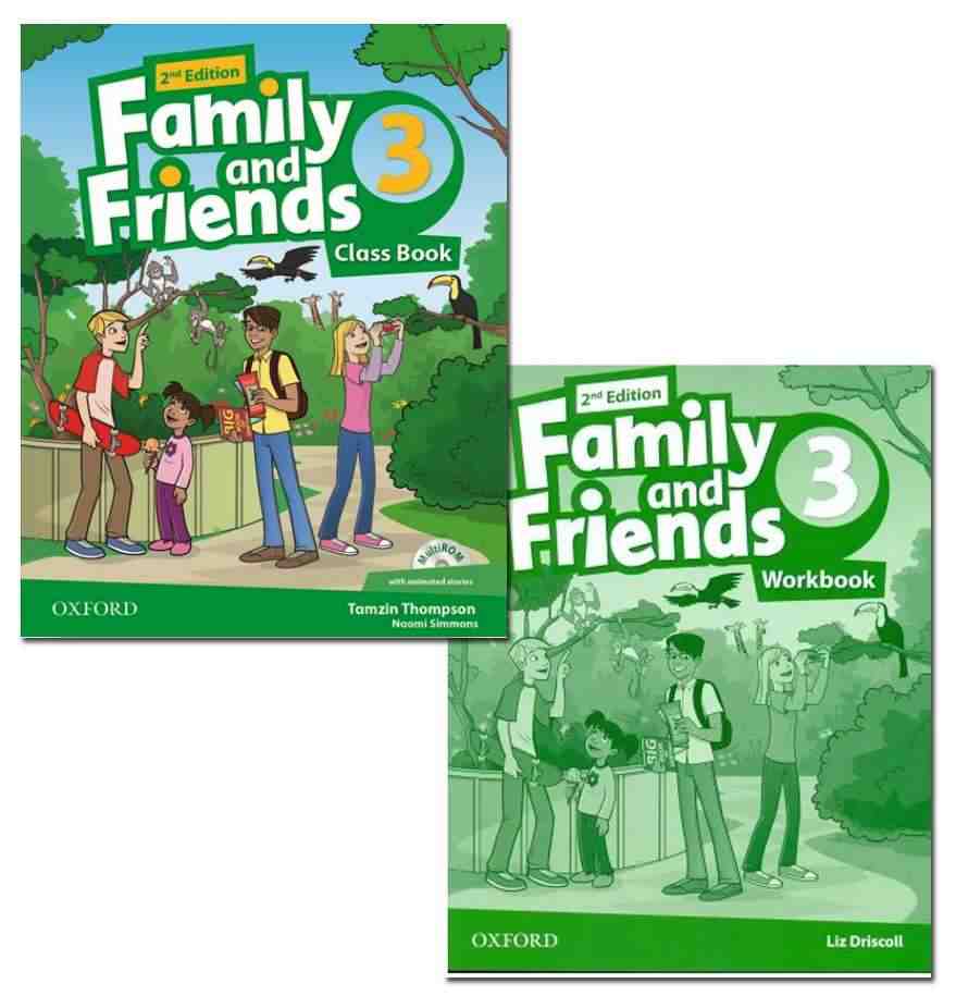 Підручник Family and Friends 3 Class Book та Робочий зошит Family and Friends 3 Naomi Simmons Oxford University Press