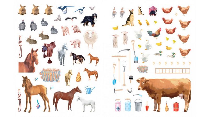 СЕЛО (мяка палітурка з глітерним напиленням, шаблони та наліпки, папір крейдований) - фото 4