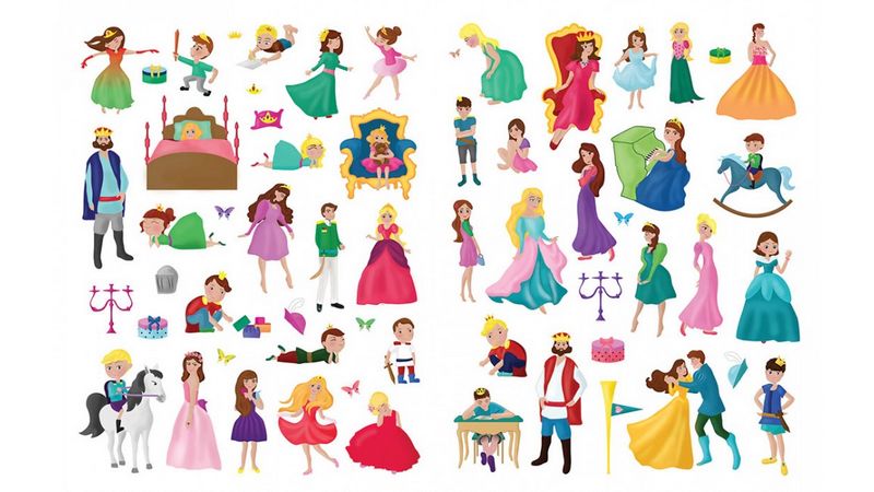 ПАЛАЦ (мяка палітурка з глітерним напиленням, шаблони та наліпки, папір крейдований) - фото 2