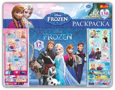 Наліпки з альбомом на планшеті Фрозен - фото 1