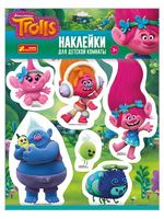 Наліпки інтер'єрні. Розочка. Здоровяк. Купер Троллі - Зошити для дітей 4-6 років