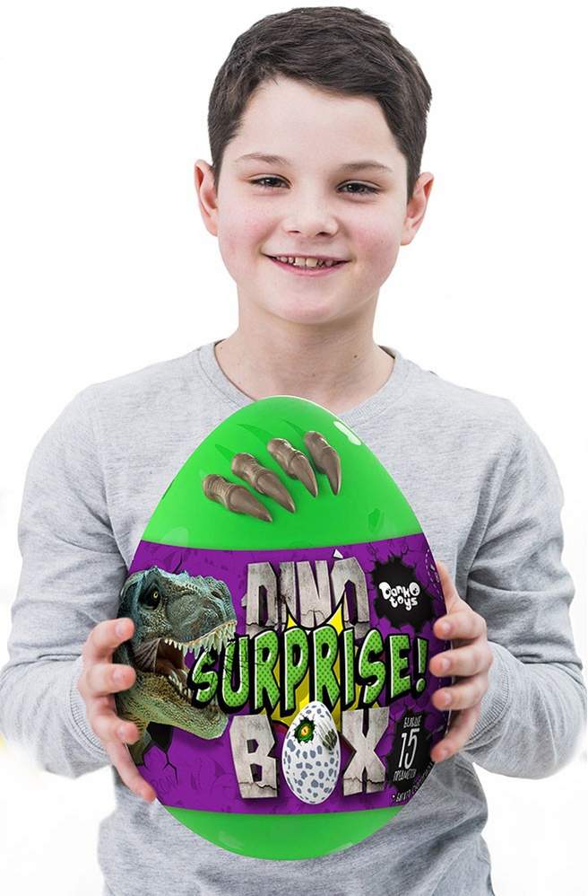 Детский игровой набор для творчества Яйцо Динозавра Dino Surprise Box Danko Toys - фото 2