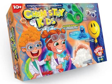Науковий хімічний набір Chemistry Kids Super 10 №3. Вид-во: Danko Toys Науковий хімічний набір Chemistry Kids Super 10 №3. Вид-во: Danko Toys - ВЕЛИЧЕЗНА КУПА ІГРАШОК
