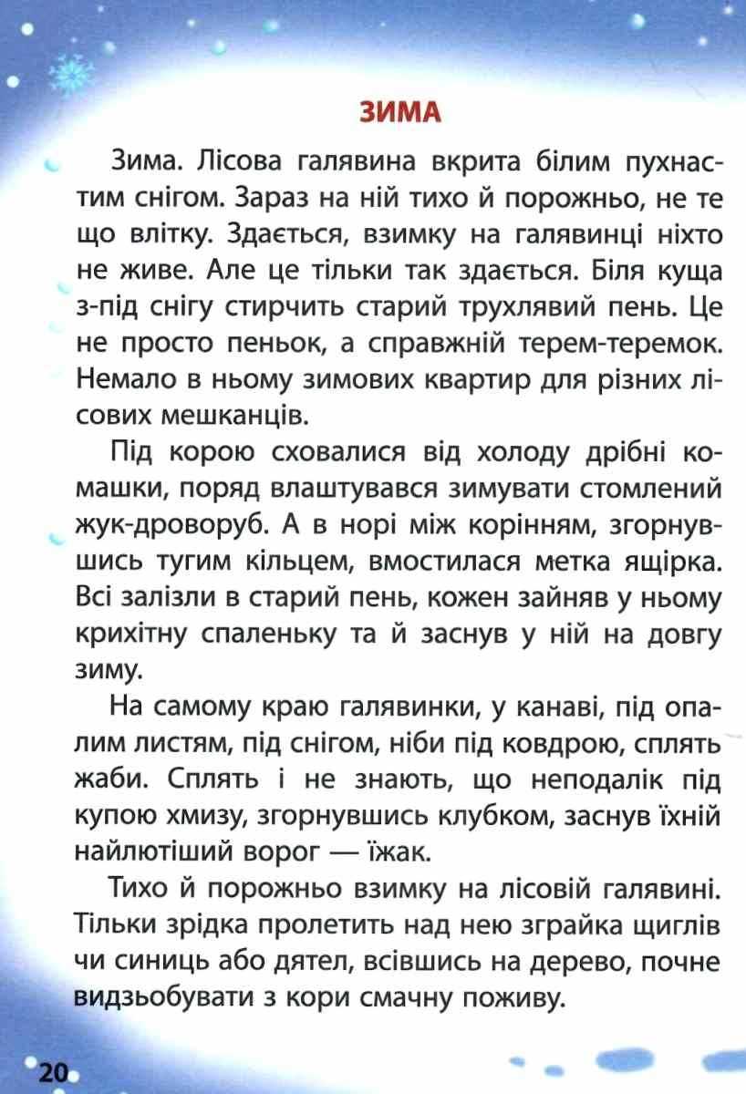 Сніговий калейдоскоп Зимова лічилка Оповідання Казки Вірші Літера - фото 3