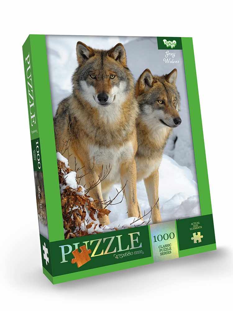 Пазлы 1000 элементов Gery Wolves Danko Toys - фото 2