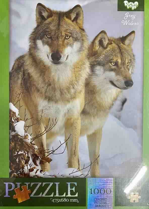 Пазлы 1000 элементов Gery Wolves Danko Toys Пазлы 1000 элементов Gery Wolves Danko Toys - Творчі товари до Різдва