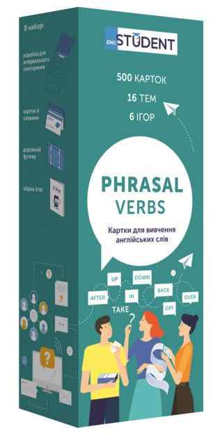 Phrasal Verbs Картки для вивчення англійских слів 500 карток English Student