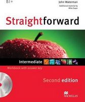 Робочий зошит Straightforward 2nd Edition Intermediate Workbook with Key + CD Macmillan