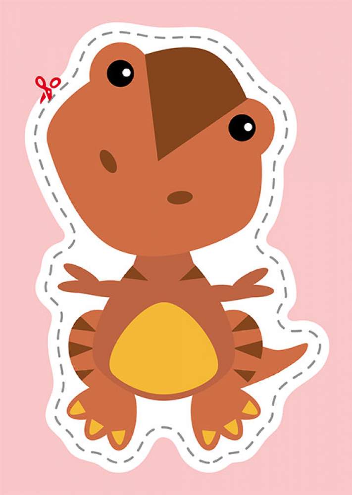 Вирізалки для найменших Кумедні динозаврики 3+ Кенгуру Ранок - фото 2