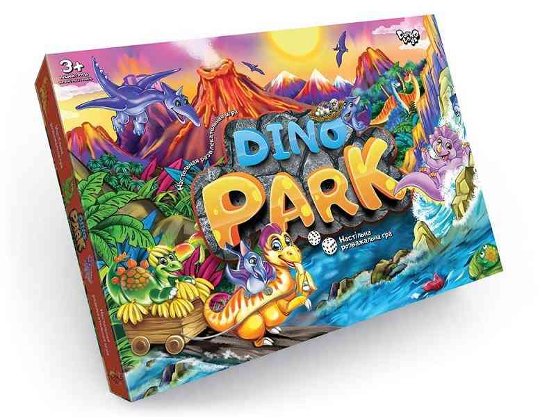 Настільна розважальна гра Dino Park 3+ Danko Toys - Настільні ігри