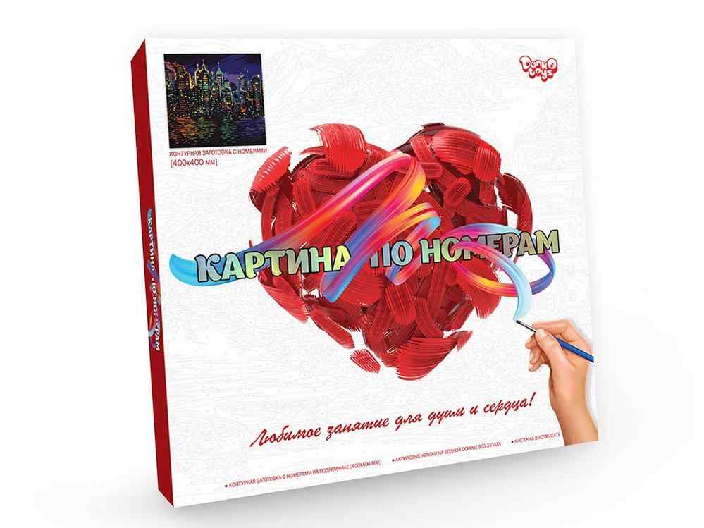Креативна творчість Картина за номерами на полотні 3 малюнка Danko Toys Креативна творчість Картина за номерами на полотні 3 малюнка Danko Toys - КОСМІЧНІ ТОВАРИ