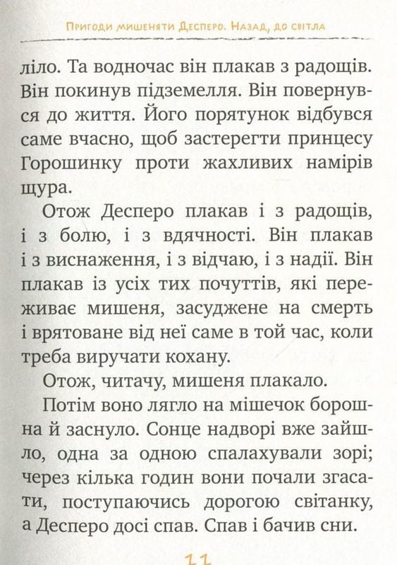 Пригоди мишеняти Десперо Книга 4 Назад до світла Кейт ДіКамілло Рідна Мова - фото 3