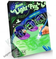 Набор для рисования ультрафиолетом Neon Light Pen Код NLP0102 Изд: Danko Toys Набор для рисования ультрафиолетом Neon Light Pen Код NLP0102 Изд: Danko Toys - Набори для розмальовування