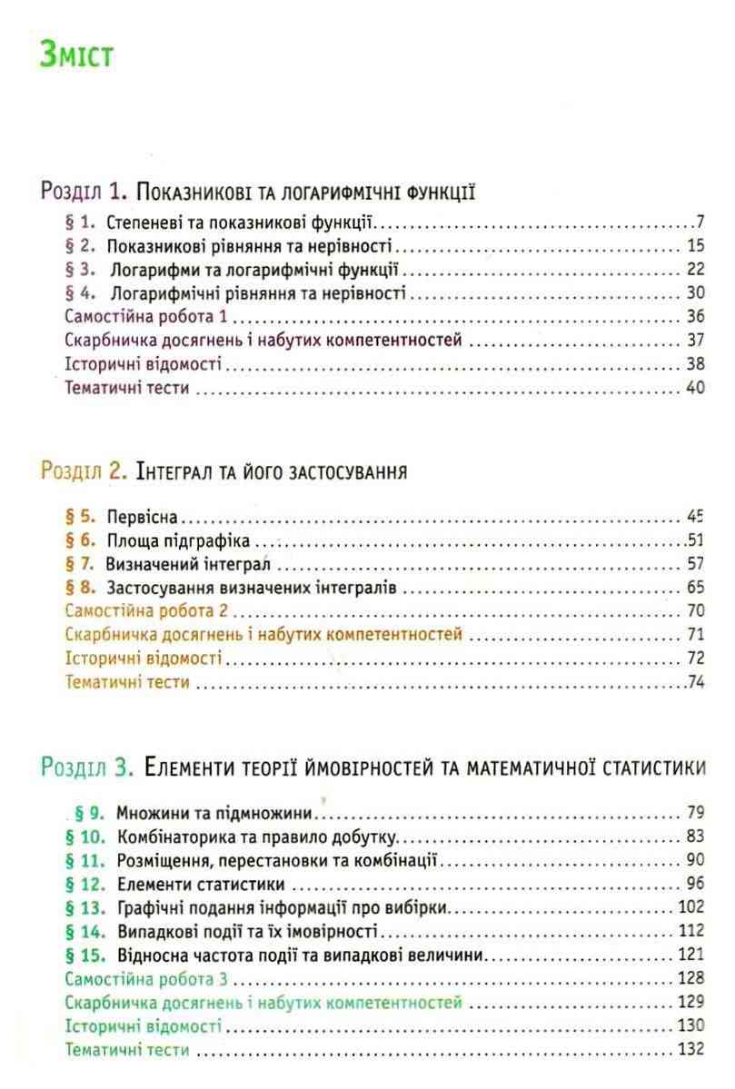 Підручник Математика Алгебра і початки аналізу та геометрія 11 клас Стандарт Програма 2019 Бевз Г. Освіта - фото 2