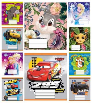 25 зошитів 12 аркушів Лінійка Серія Disney Вид Ranok - Канцелярські товари