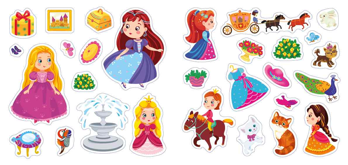 Фантазуй вигадуй грай Принцеси 74 наліпок 3+ УЛА - фото 3