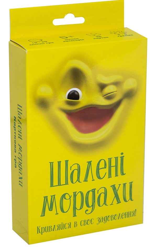 Гра настільна карткова Шалені мордахи - Настільні ігри