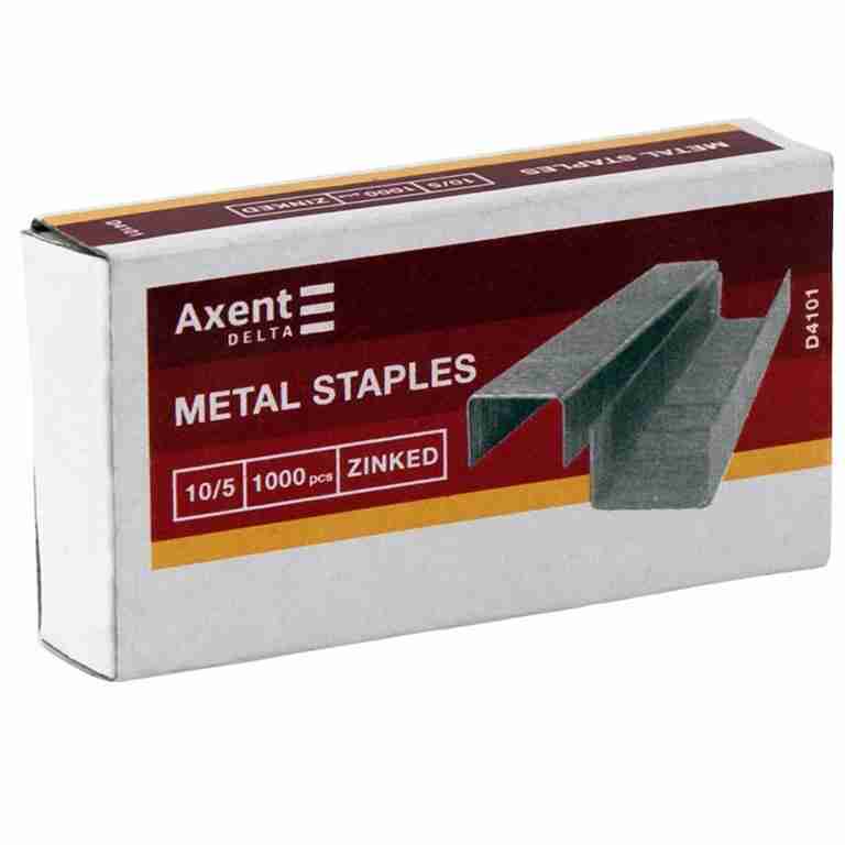 Скоби для степлера Delta 4101 Axent Delta № 10 1000 шт/пак - Офісні дрібниці