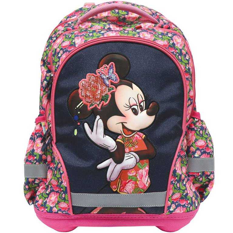 Ранець Eurocom 235618 рожевий 30х25х38 Ergonomic Minnie Neo Chinese - Пенали, сумки, ранці