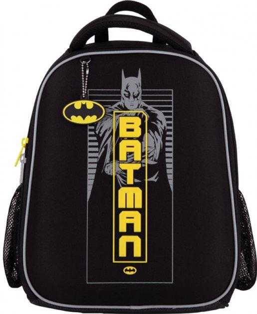 Ранець Kite 21 DC21-555S чорний 35х26х13,5, 800 гр, EVA полiестер, 555 DC, ортоп. сп, каркасний, свiтловiд. ел. - Пенали, сумки, ранці