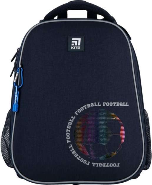 Ранець Kite 21 K21-531M-6 темно-синiй 38х29х16, 1000 гр, EVA полiестер 531 Football ортоп. сп. каркасний свiтловiд. ел. - фото 1