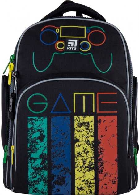 Ранець Kite 21 K21-706M-1 чорний 38x29x16,5, 850 гр, полiестер 706M Game changer ортоп. сп. свiтловiд. ел. - фото 1