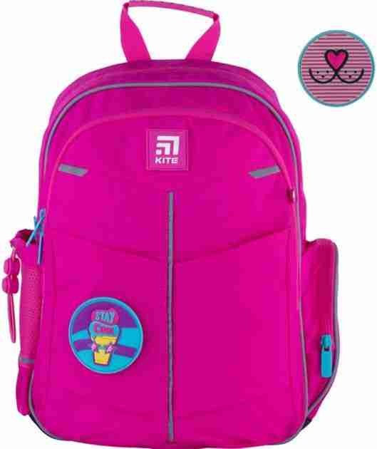 Ранець Kite 21 K21-771S-3 рожевий 36x25x12, 650 гр, полiестер 771 Stay cool ортоп. сп, свiтловiд. ел. - Пенали, сумки, ранці