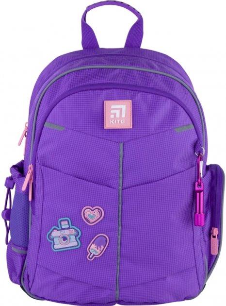 Ранець Kite 21 K21-771S-4 фiолетовий 36x25x12, 650 гр, полiестер 771 Insta-girl ортоп. сп, свiтловiд. ел. - фото 1