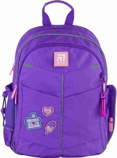 Ранець Kite 21 K21-771S-4 фiолетовий 36x25x12, 650 гр, полiестер 771 Insta-girl ортоп. сп, свiтловiд. ел. - Пенали, сумки, ранці
