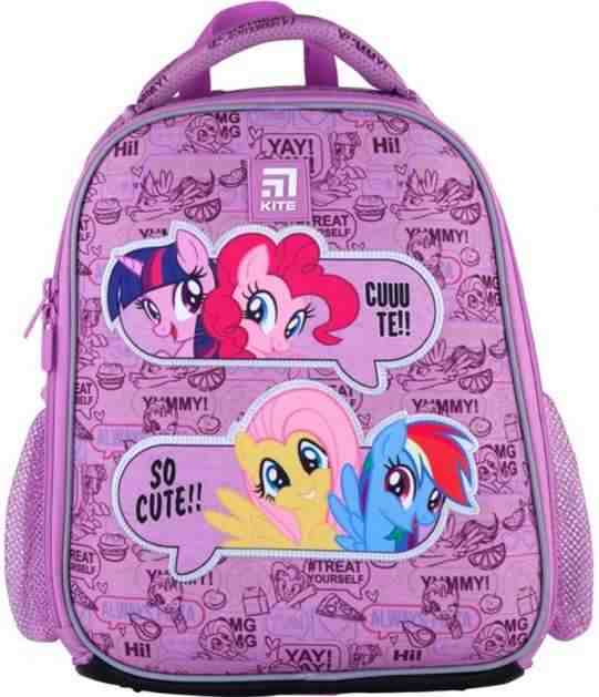 Ранець Kite 21 LP21-555S фiолетовий 35х25х13, 800 гр, EVA полiестер, 555 My Little Pony LP ортоп. сп. каркасний свiтловiд. ел. - Пенали, сумки, ранці