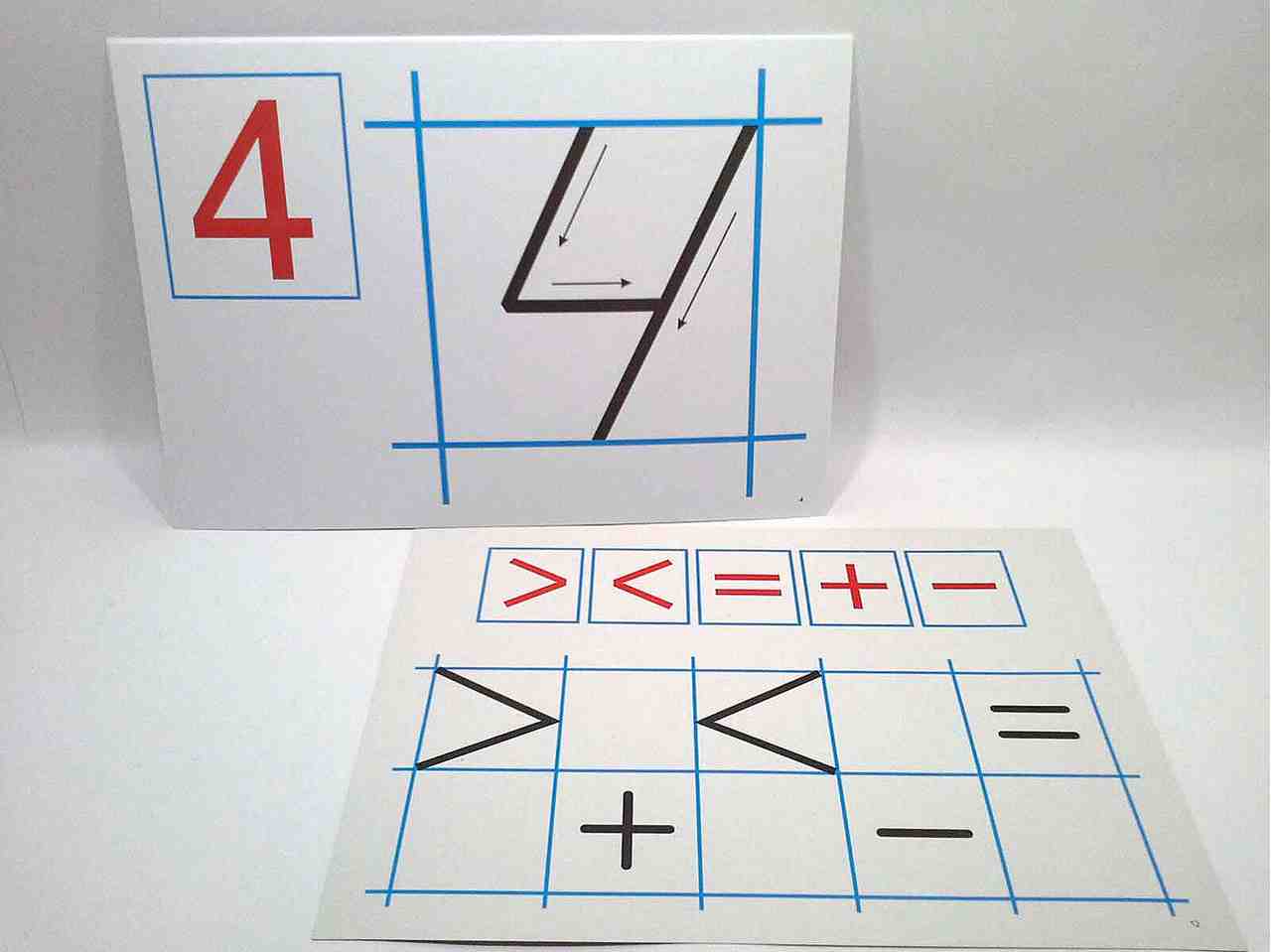 Комплект наочності Математика 1 клас Каса цифр чисел та знаків НУШ Богдан - фото 2