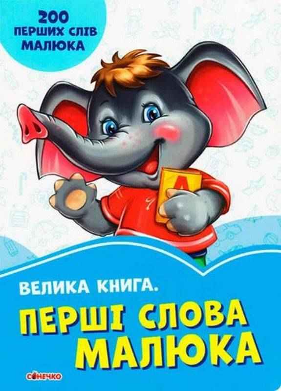 Волошкові книжки Велика книга Перші слова малюка Сонечко