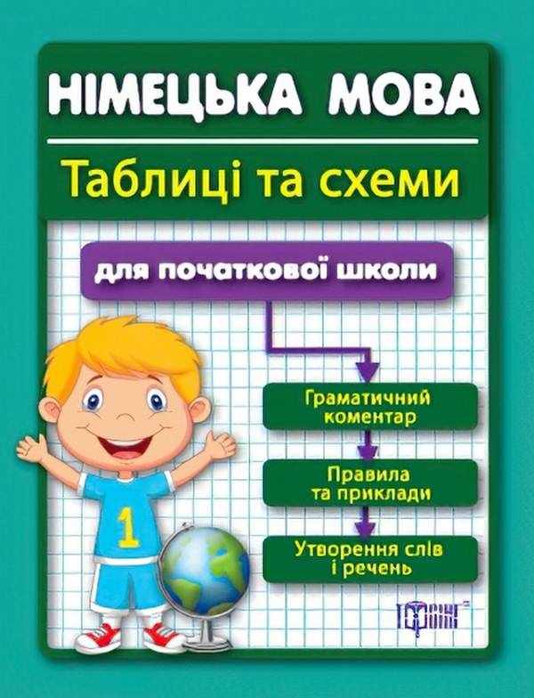 Німецька мова Таблиці та схеми для початкової школи Павлова О. Торсінг - підручники для початкової школи