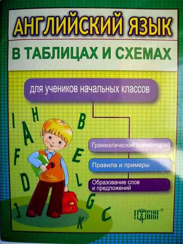 Английский язык в таблицах и схемах для начальных классов Вакуленко Н. Торсінг - підручники для початкової школи