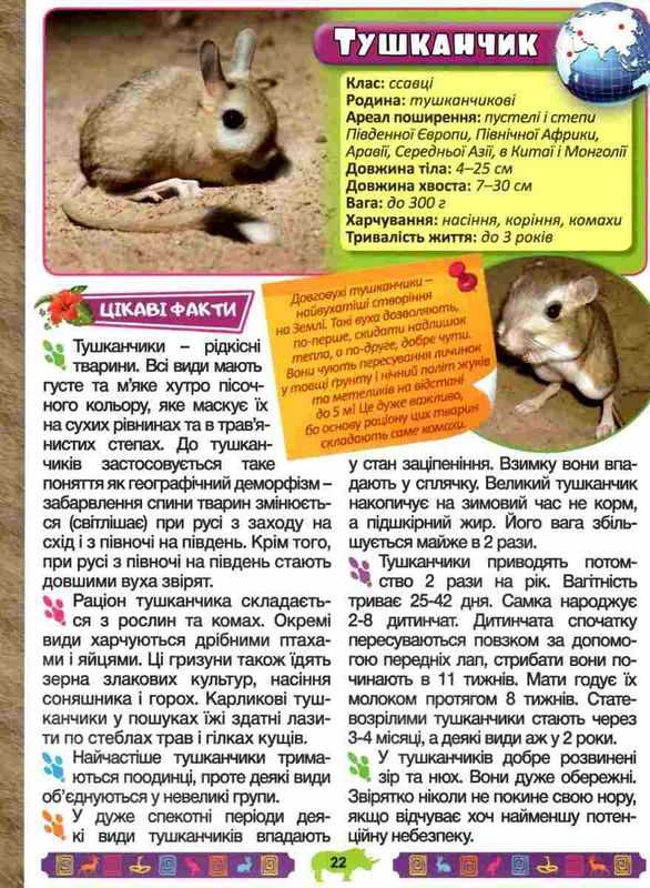 Енциклопедія про тварин Блакитна Дивовижні факти Юлія Карпенко Глорія - фото 3