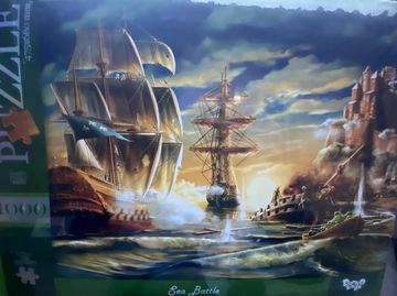 Пазли 1000 елементів. Sea Battle. Вир: Danko Toys - Пазли