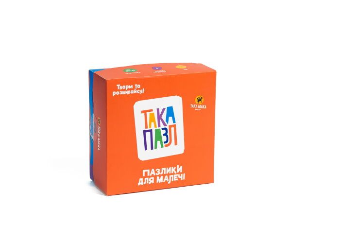 Настольная игра ТАКА МАКА Така Пазл Пазлики для малечі: Песик, Котик, Курочка (укр.) (60247-UA) - Така Мака - Моя твоя не проиграть
