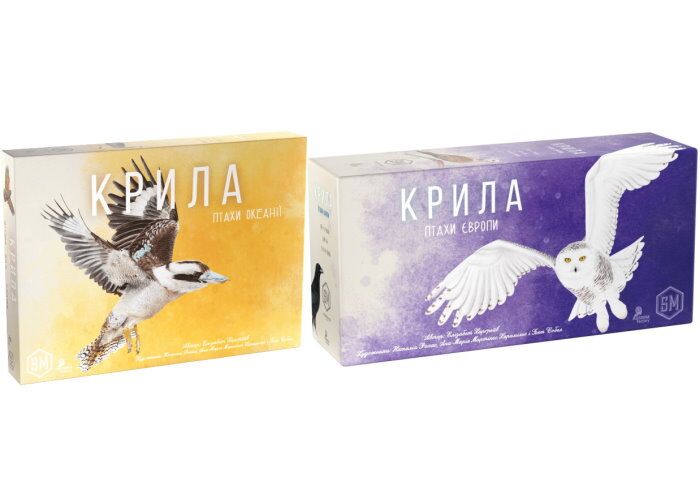 Настольная игра Ігромаг Набор дополнений к игре Крылья: Птицы Европы + Птицы Океании (укр.) (STM 901+STM 903) - Ігромаг - Моя твоя не проиграть