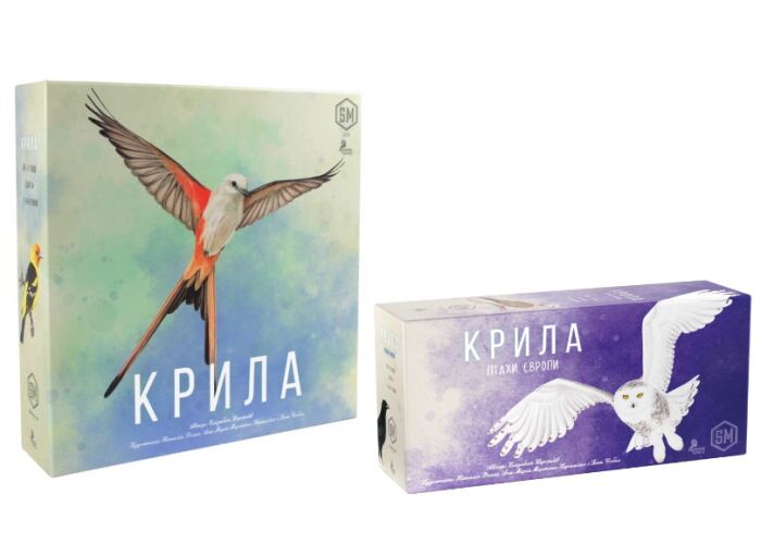 Настольная игра Ігромаг Крылья с дополнением Птицы Европы (укр.) (STM910 +STM 901) - Ігромаг - фото 1